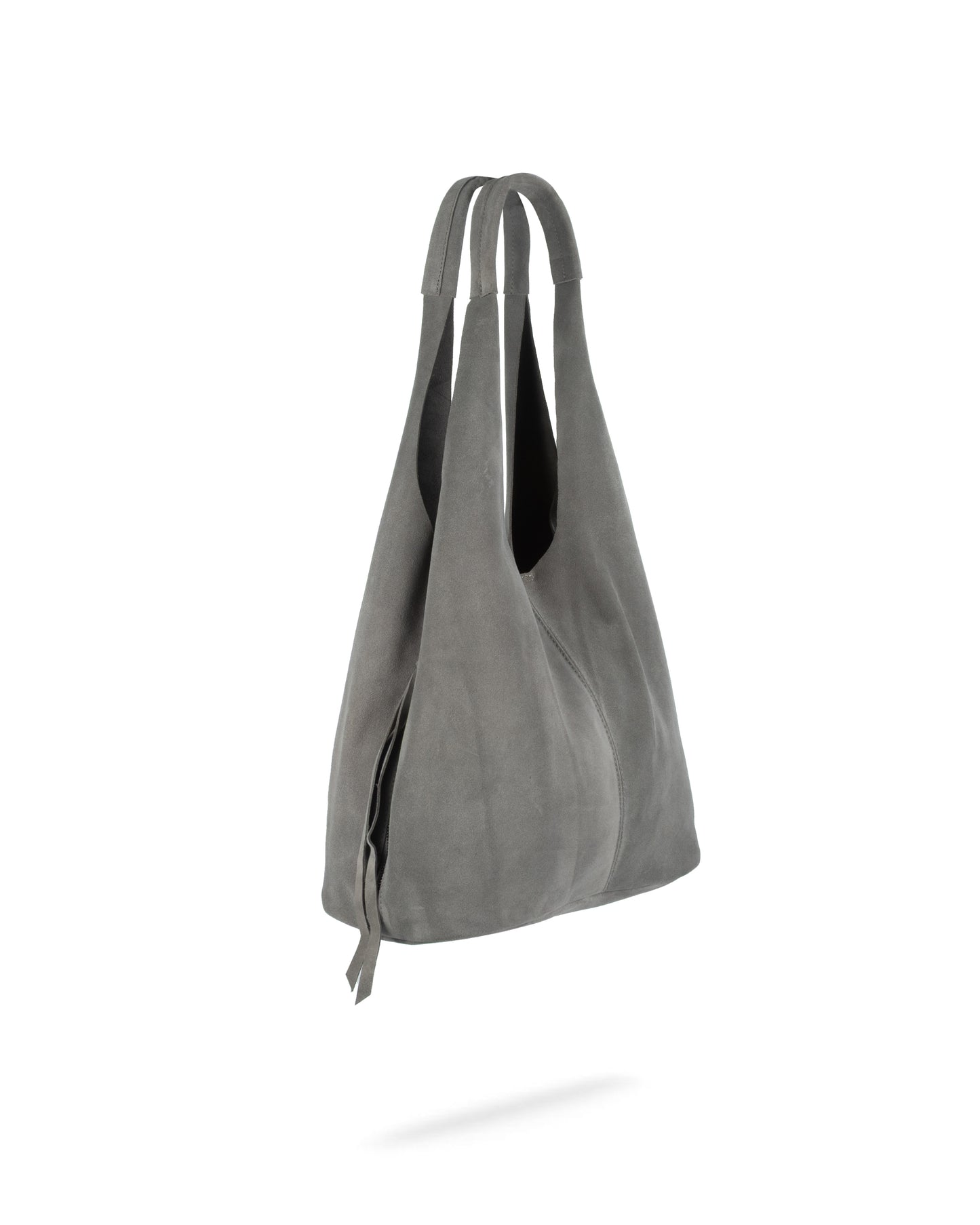 BOLSA HUDSON GAMUZA GRIS