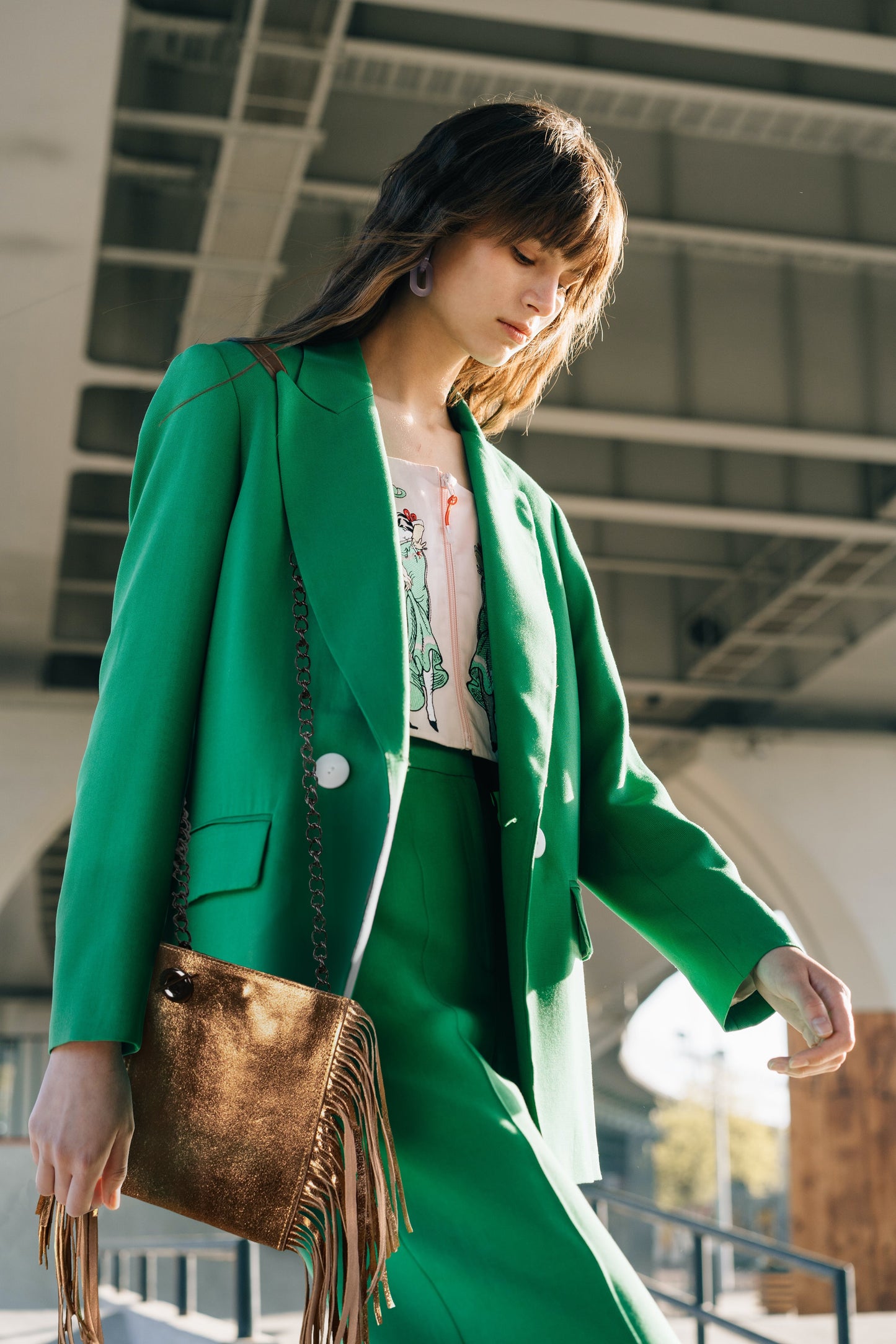 CROSSBODY CHELSEA GRIS OXFORD