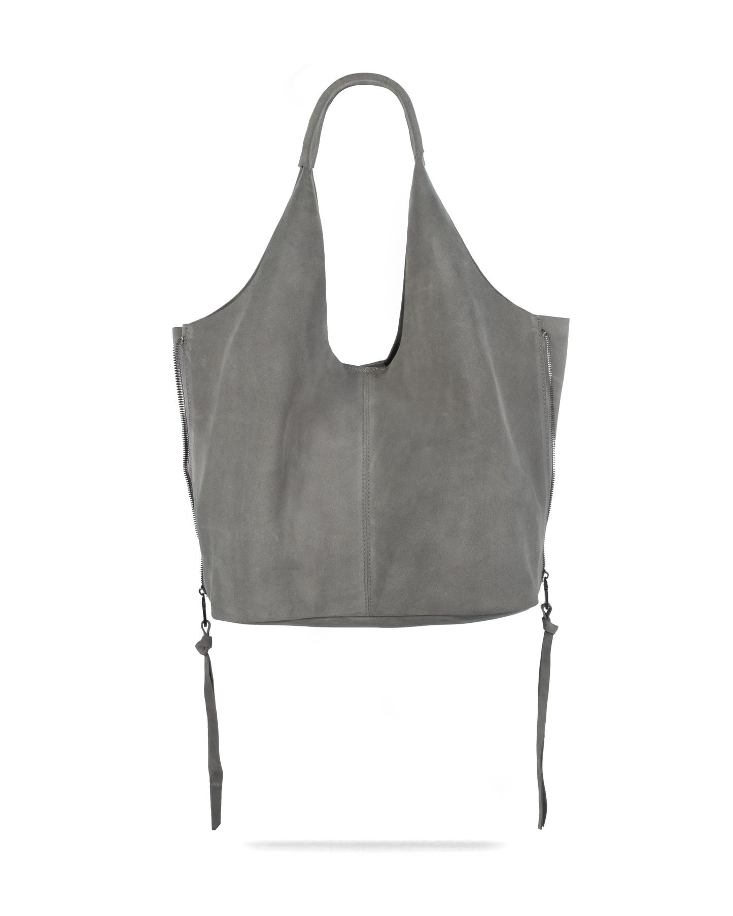 BOLSA HUDSON GAMUZA GRIS