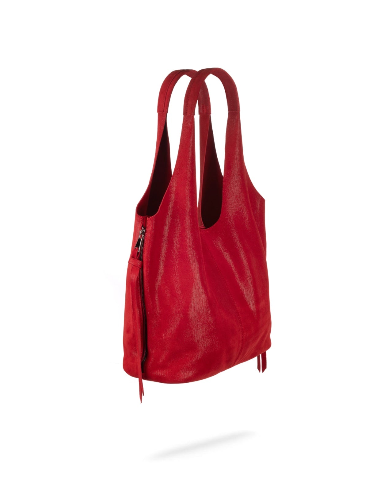 BOLSA HUDSON GAMUZA ROJA