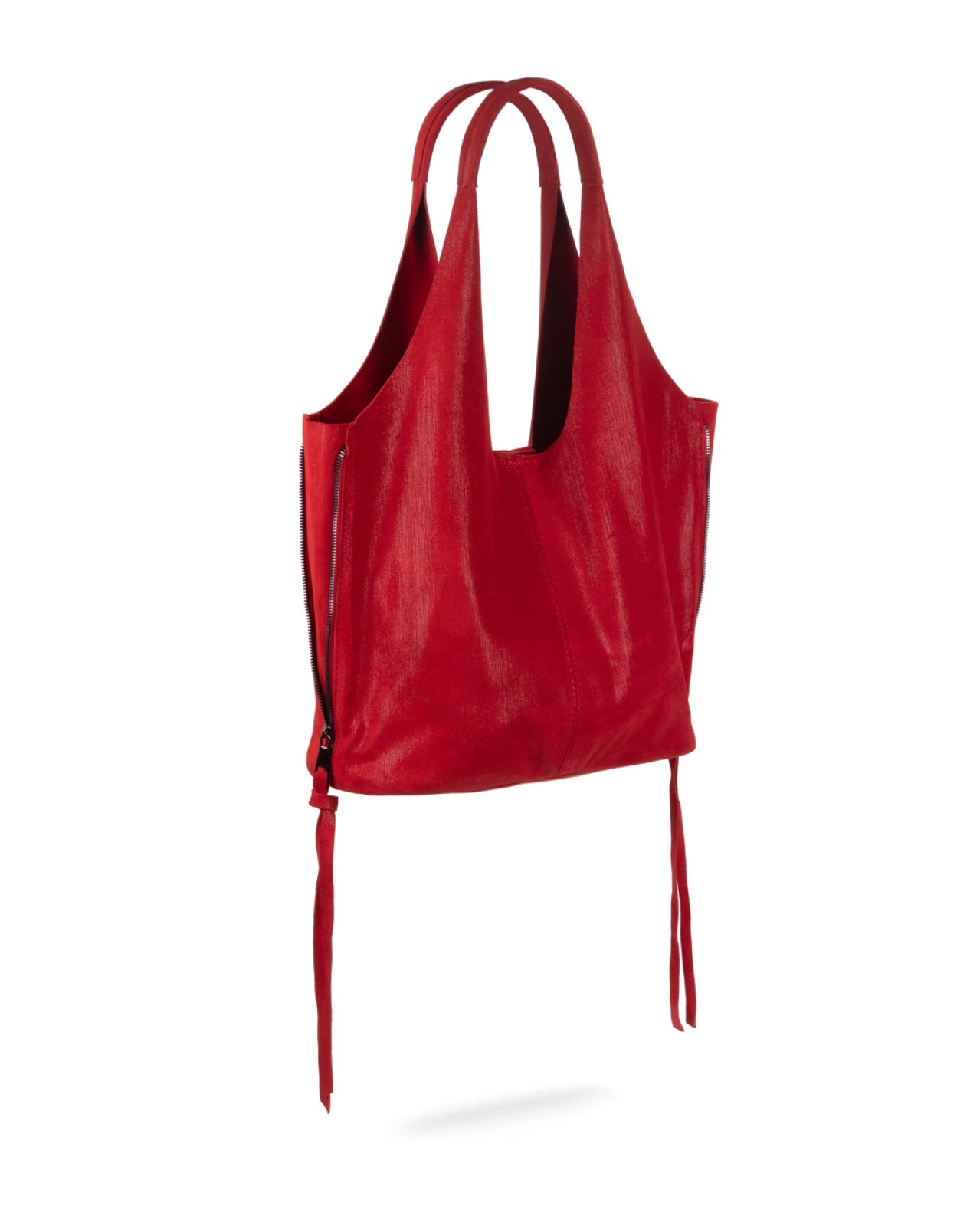 BOLSA HUDSON GAMUZA ROJA