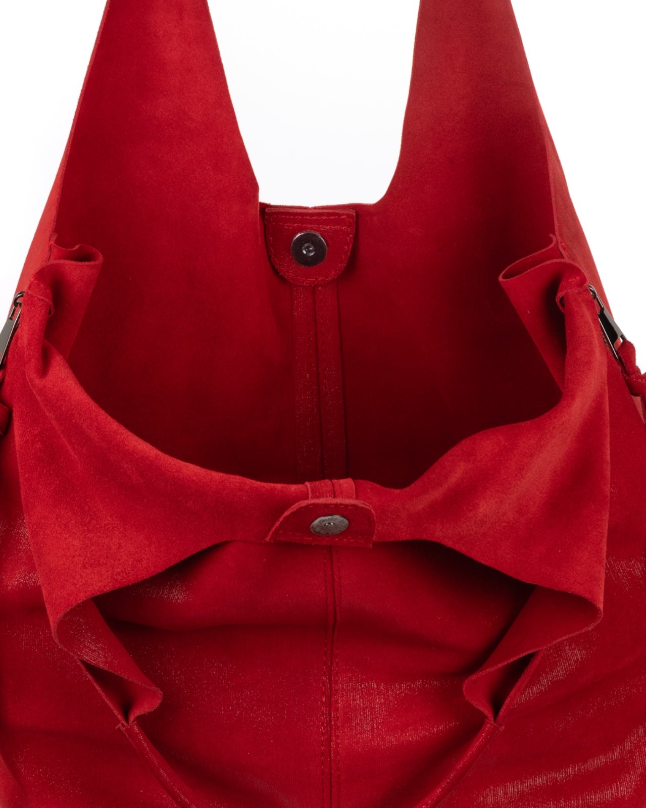 BOLSA HUDSON GAMUZA ROJA